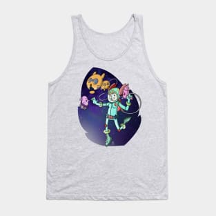 Spacegirl on a spaceventure Tank Top